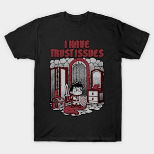 RPG Mimic Trust Issues - Cute Funny Adventure T-Shirt